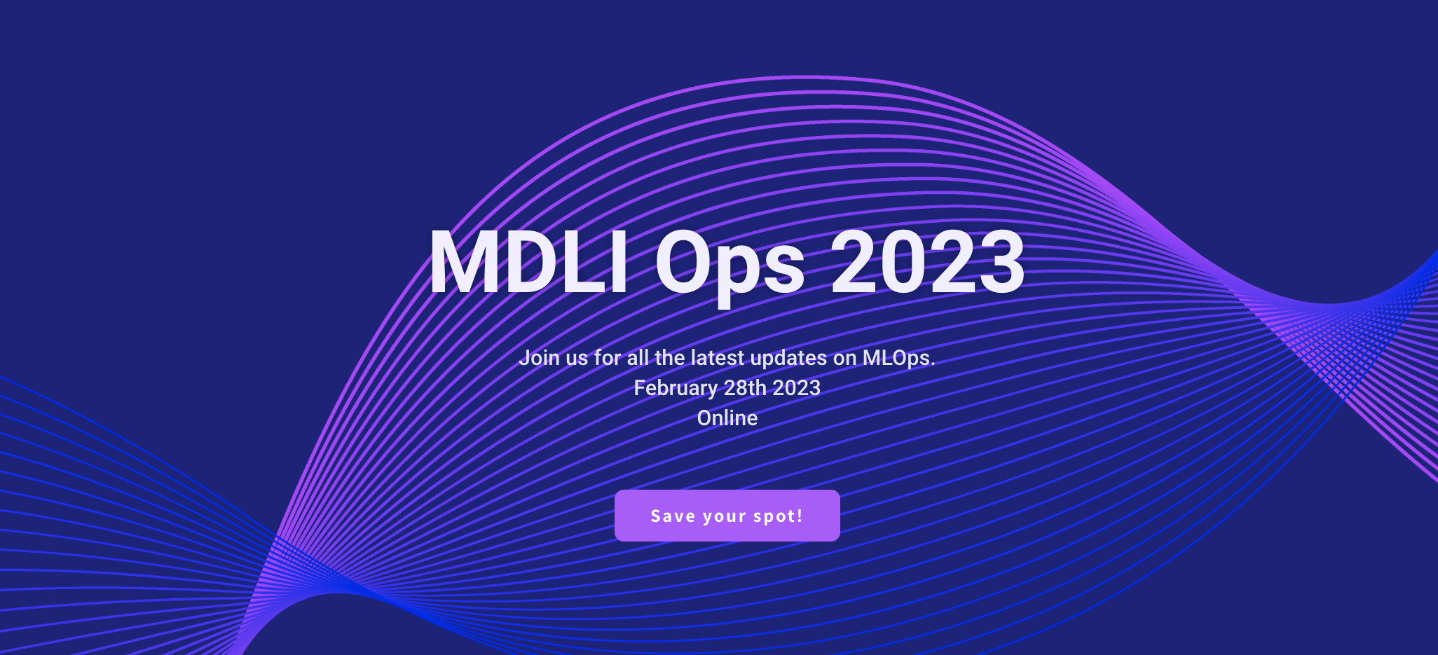 MDLI Ops Conference 2023